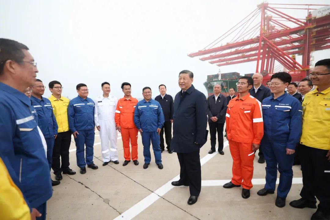 习近平在山东日照市考察调研